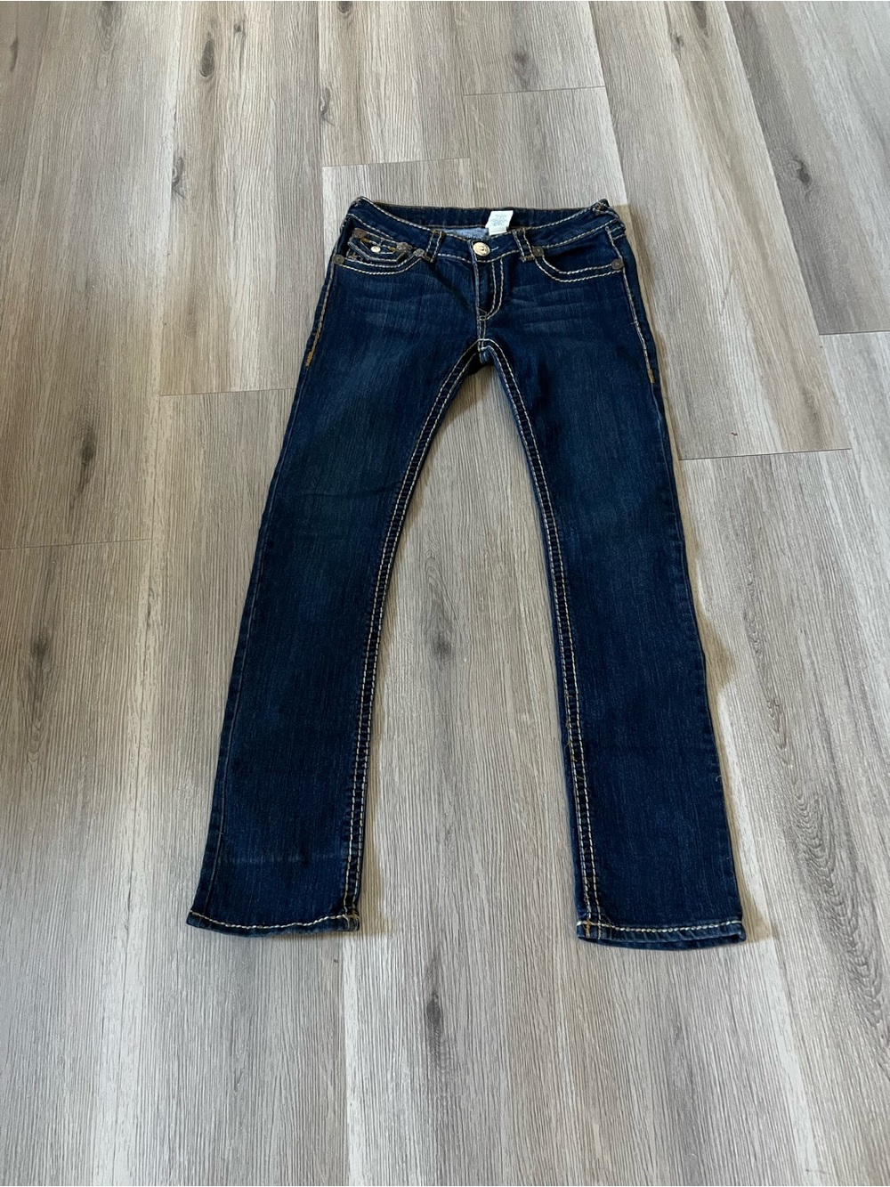 True Religion Dark Indigo Straight Leg Women’s Jeans